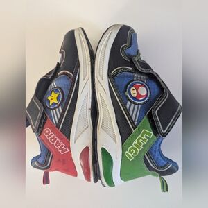 (3FOR$15/SALE) Nintendo Sneakers - Blue, Green, and Red, Mario & Luigi (Size 3)